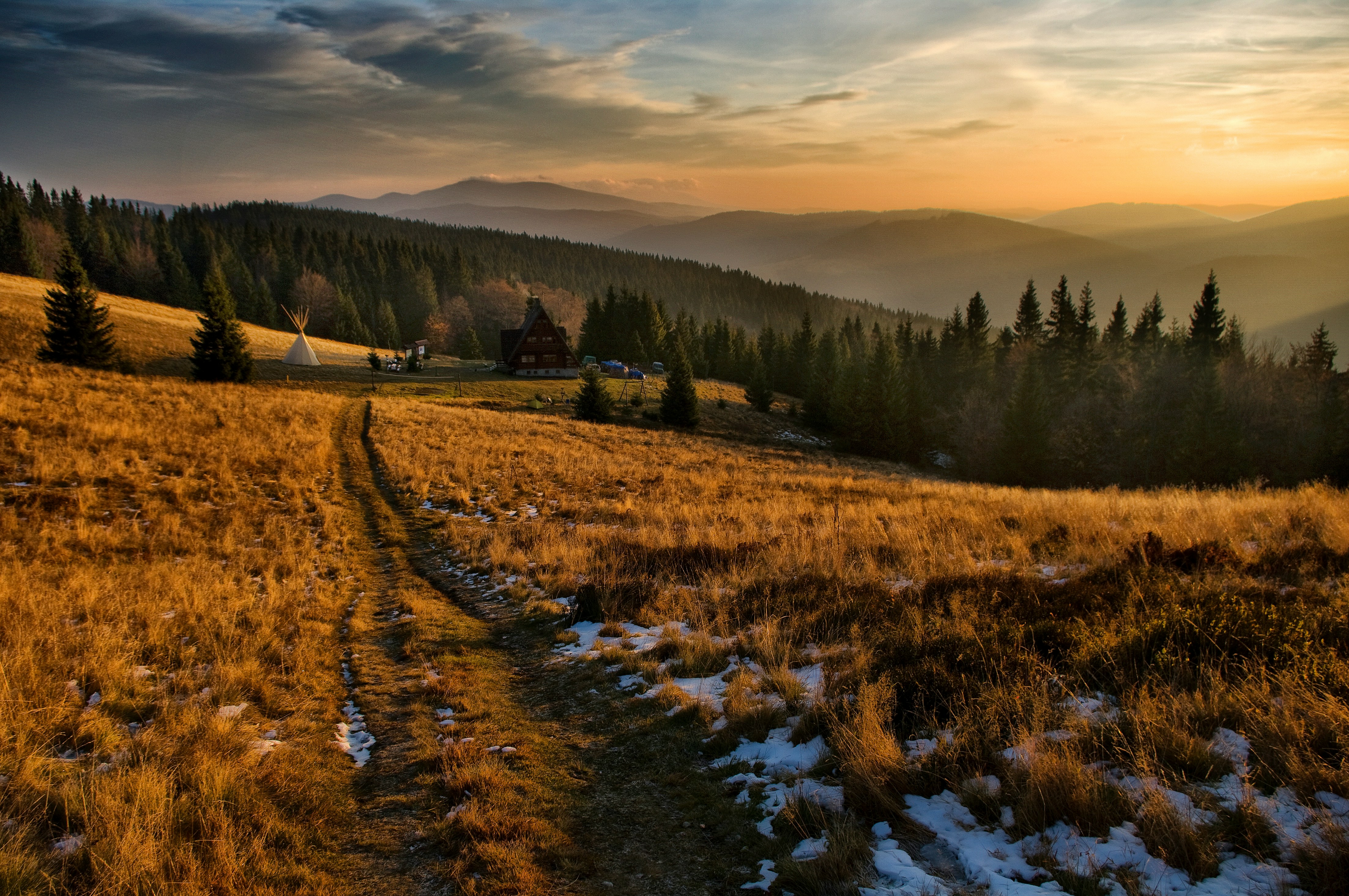 Idyllische Landschaft in Polen – Seniorenheim in Polen mit Blick auf die Natur